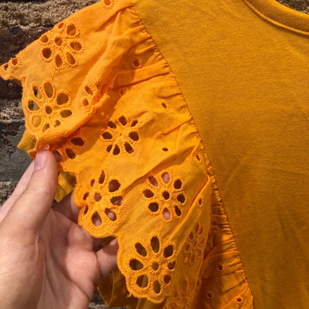 NWT Rachel Parcell Eyelet Tee - Picture 8 of 9